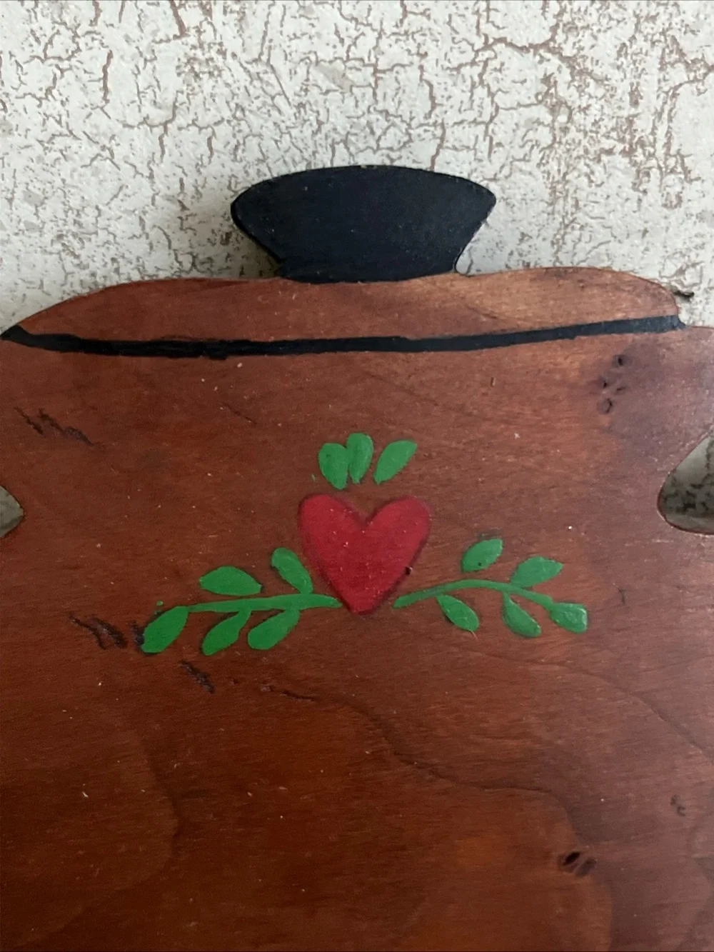 Vintage Rustic Wooden Shelf Teapot Cutout Cottage Core Granny Farmhouse Country